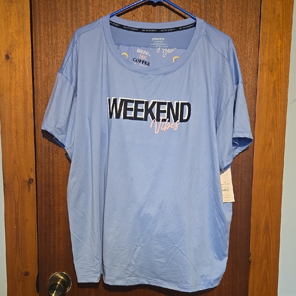 Joyspun Weekend Vibes Woman PJ Set, Size 2X